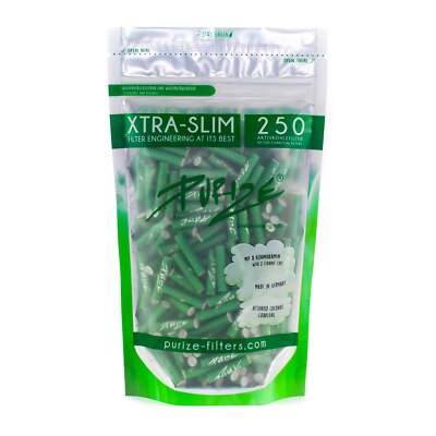 PURIZE  | Xtra Slim Size I - Aktivkohlefilter - Ø 6mm - alle Farben (250stk.)