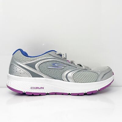 Skechers Womens Go Run Consistent 128281 Gray Running Shoes Sneakers Size 6