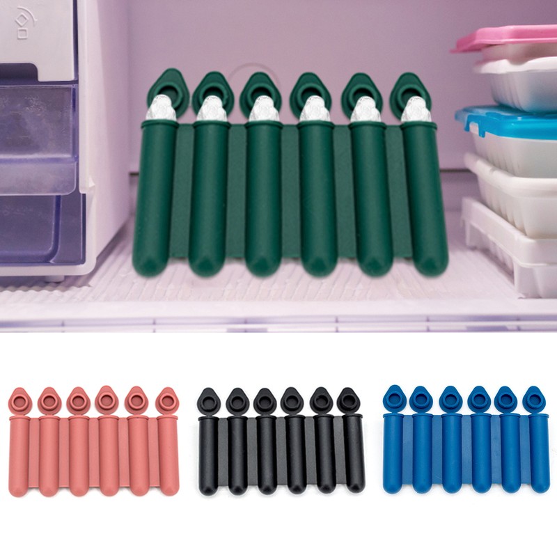 6 Grids Ice Stick Mold For Water Bottle Tray Easy Pop Silico