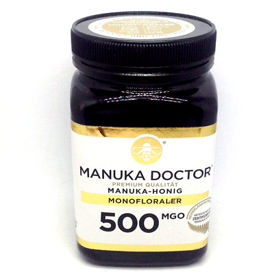 Miel MANUKA DOCTOR première qualité 500 MGO - 500g - 06/2027 monofloral