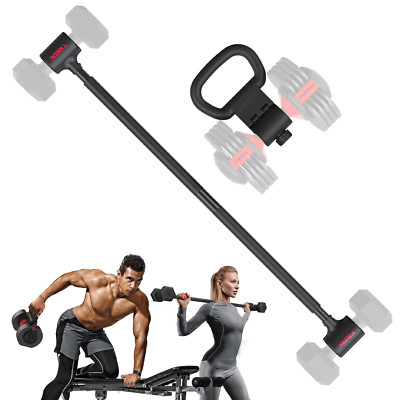 X-Bell System Dumbbells To Barbell Converter Curl Bar Macebell Kettlebell Handle