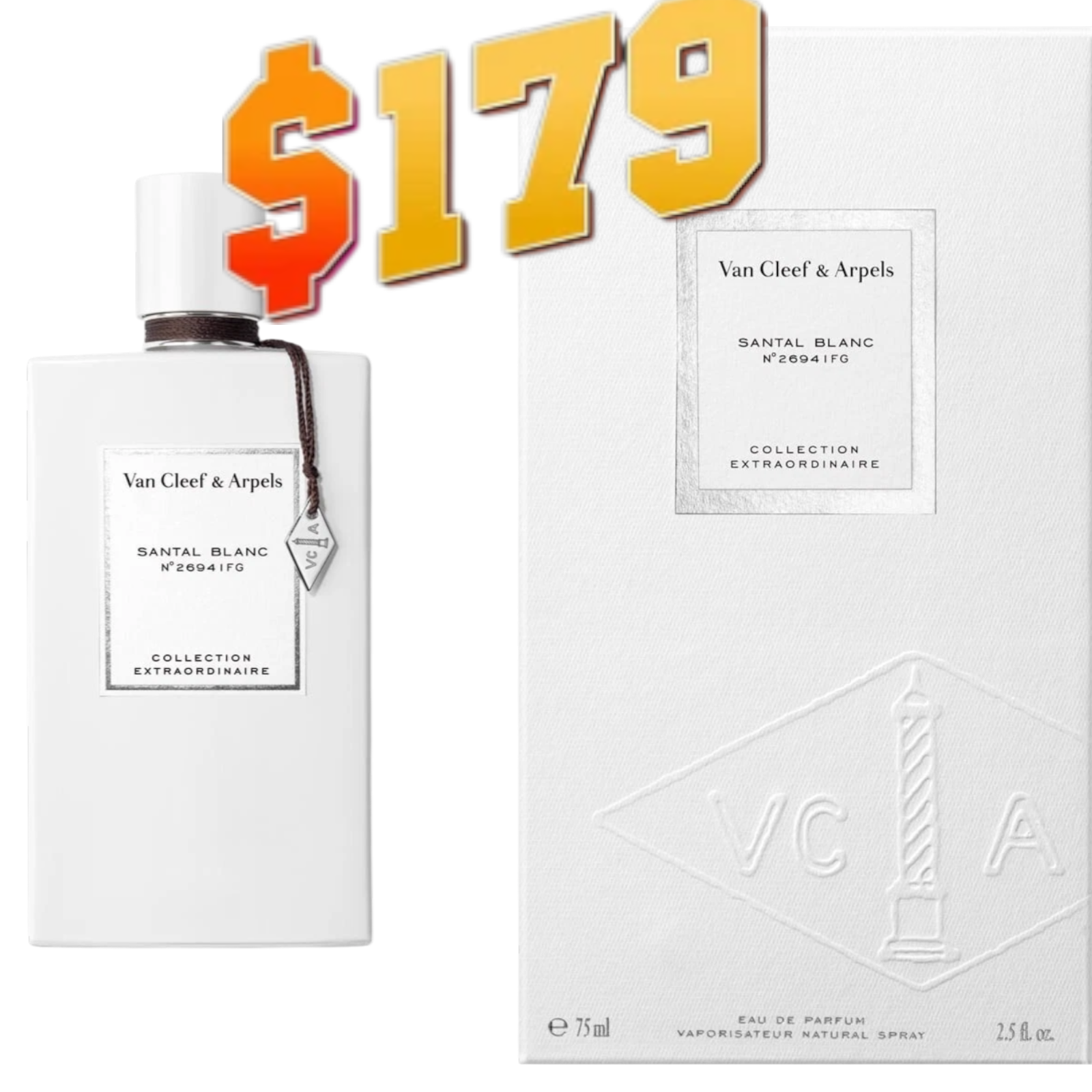 Van Cleef & Arpels SANTAL BLANC EDP SEALED SPRAY 2.5 SHIP