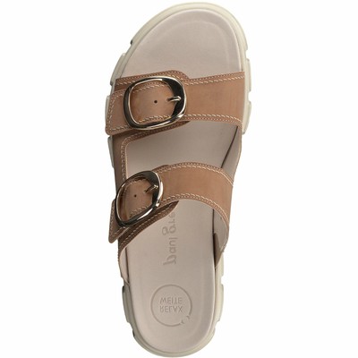 PAUL GREEN PAUL GREEN 7972 00 DAMEN PANTOLETTE BRAUN (SISAL)