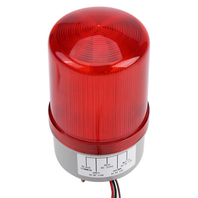 LED Emergency Warning Lighting Bulb Rotating Beacon Lamp Replacement AC220V