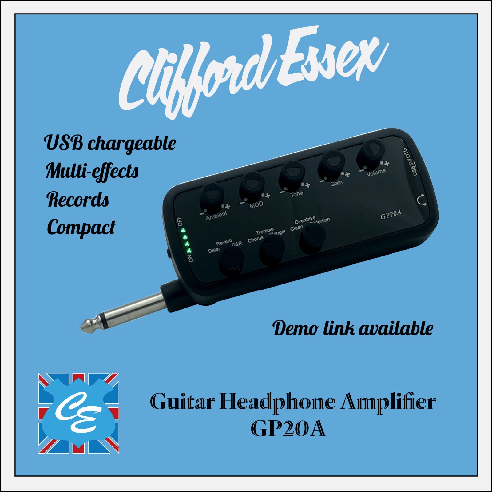 Electric Guitar Headphone Amplifier (GP20A) | eBay