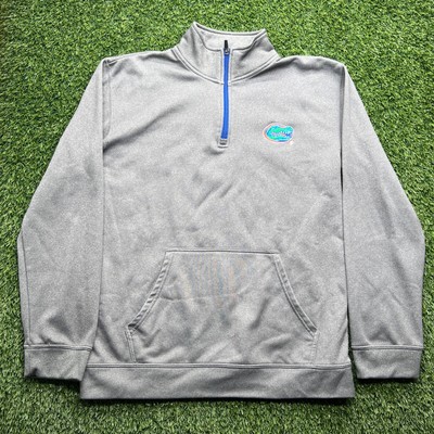Florida Gators Full Zip Jacket Mens M Medium Gray Full Zip NCAA Knights