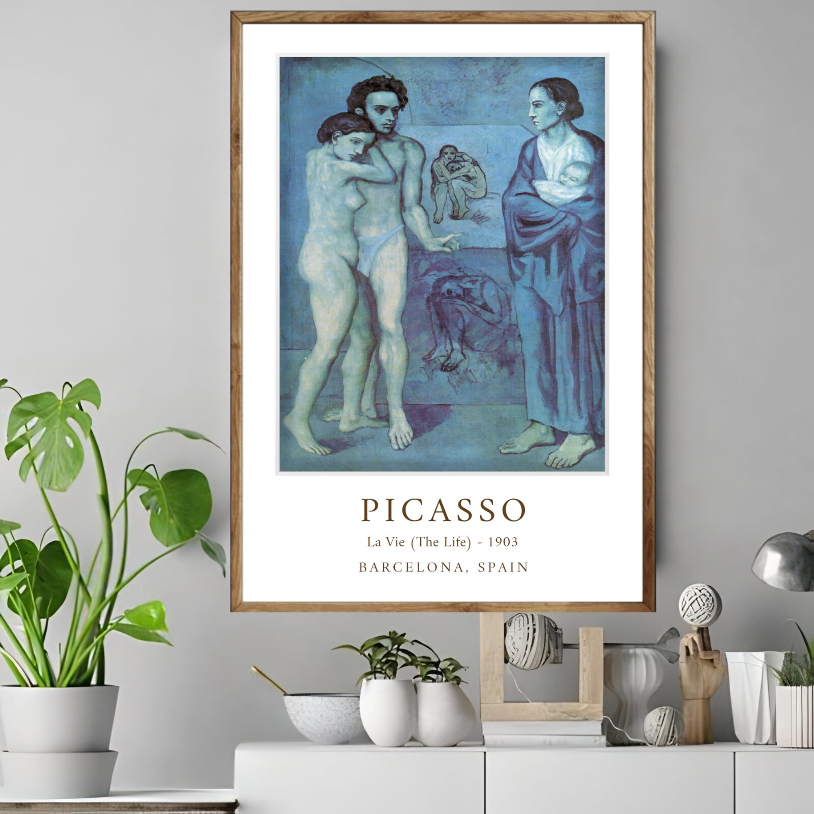Pablo Picasso - La Vie (The Life) - Vintage Museum Wall Art