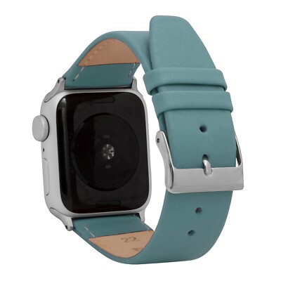 Thin Womens Leather Strap for Apple Watch Band 41mm 40 38mm Series 9 8 7 6 5 SE