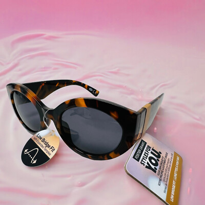 New FOSTER GRANT Cateye Sunglasses Styles For Y.O.U. Low Bridge Fit Fashion NWT