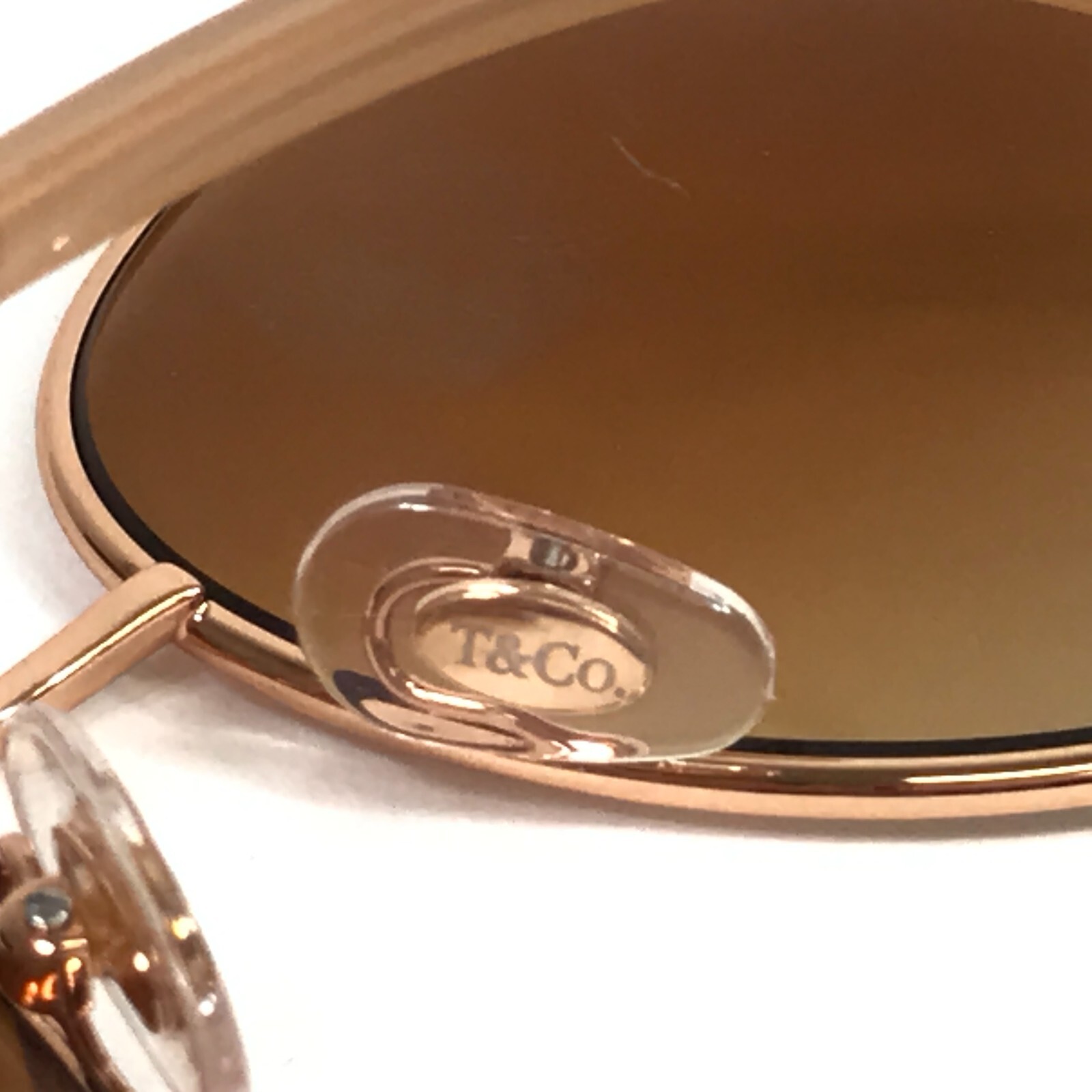 Pre-owned Tiffany & Co . Sunglasses Tf3086 6105/3n Gold Butterfly Mirrored Lenses 57-17-140 In Pink