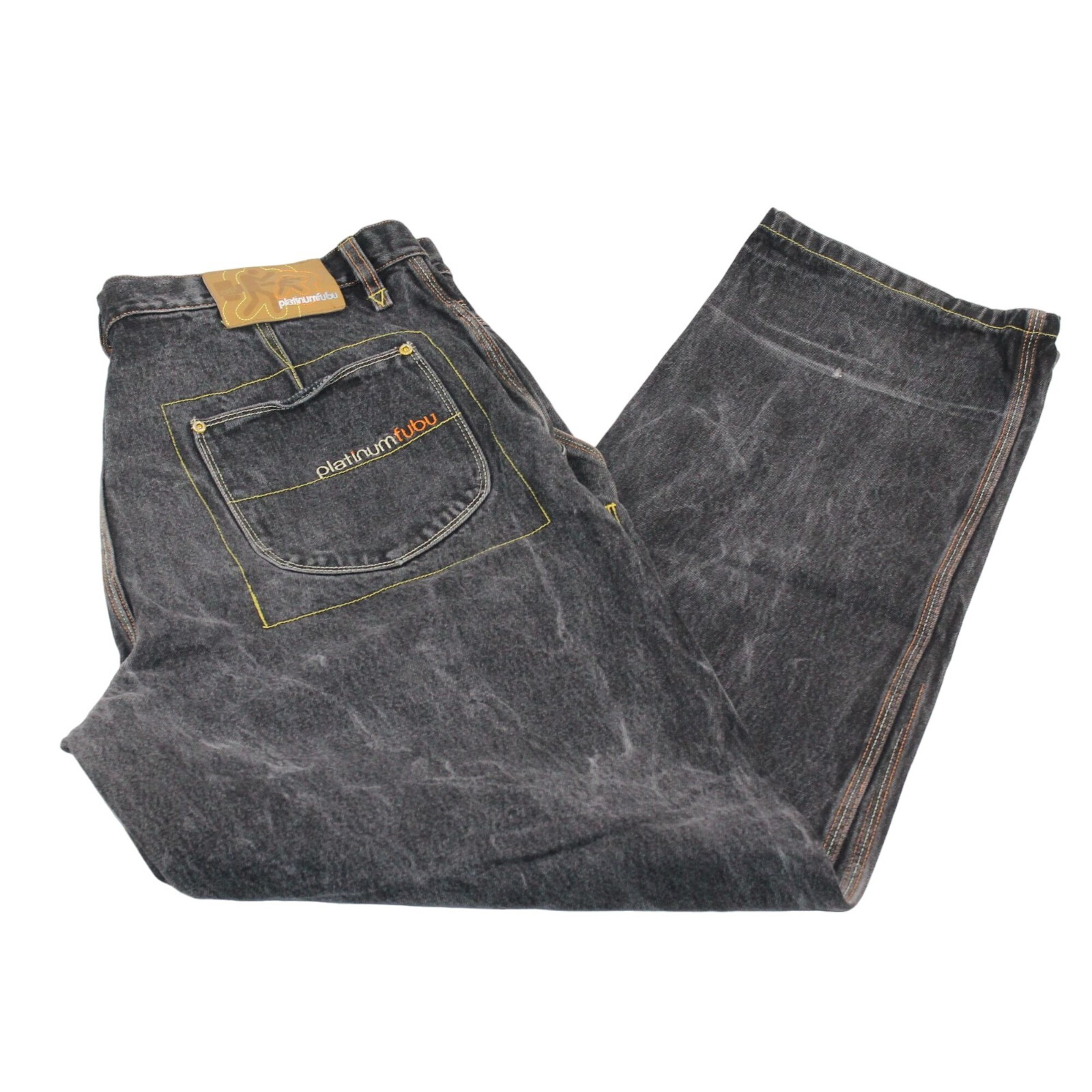 platinum fubu デニム PLATINUM FUBU, FUBU, ASSORTED STYLE, OLD SCHOOL BAGGY, MEN'S