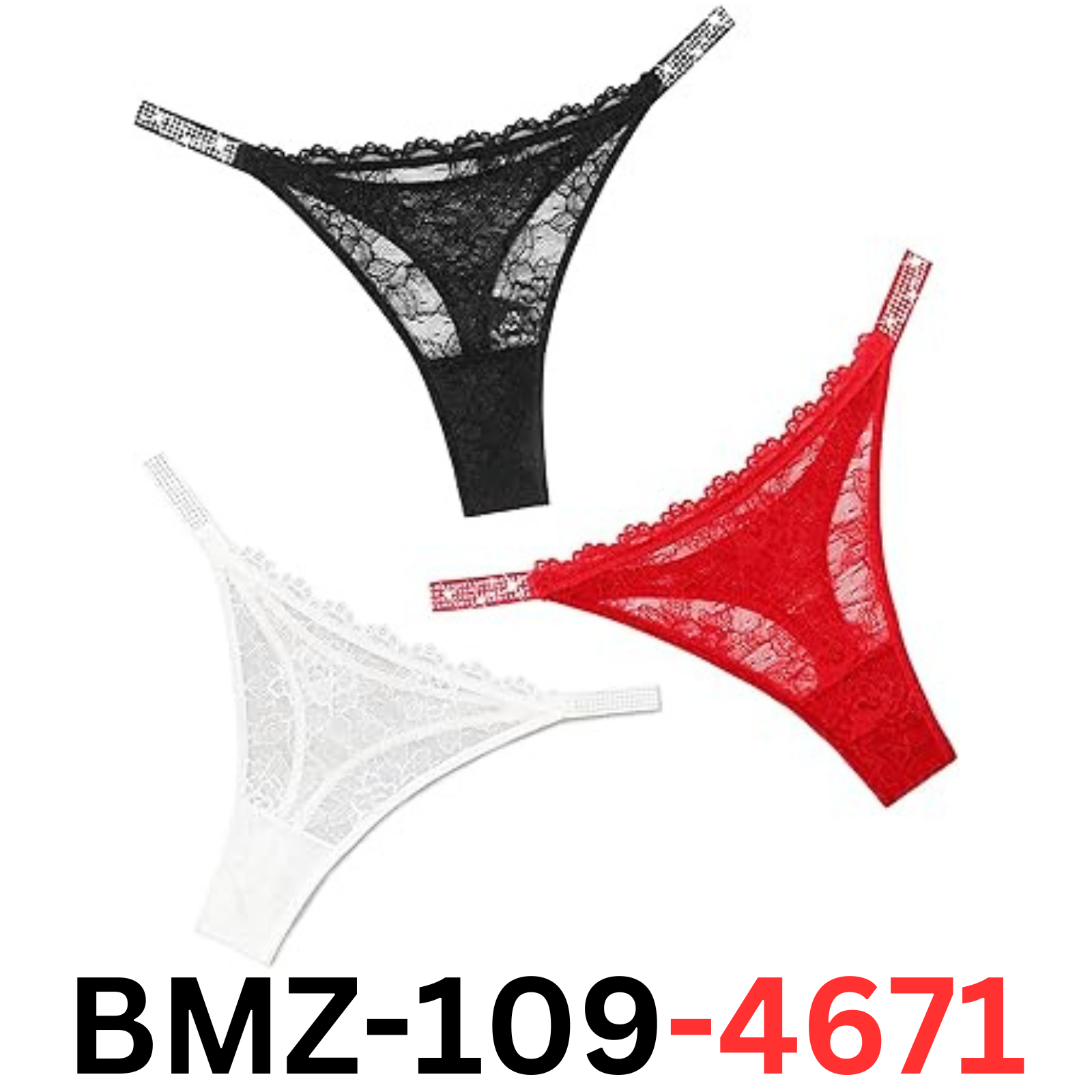Avidlove Ladies Cheeky Underwear Panties No Show Lace Thongs G String Panties, M