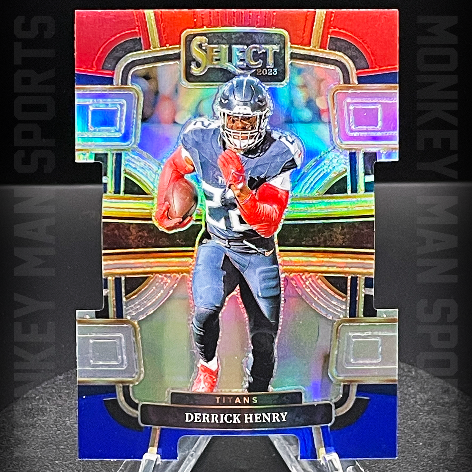 2023 Select - Derrick Henry - #95 R/B SILVER PRIZM DIE-CUT TITANS RAVENS MINT