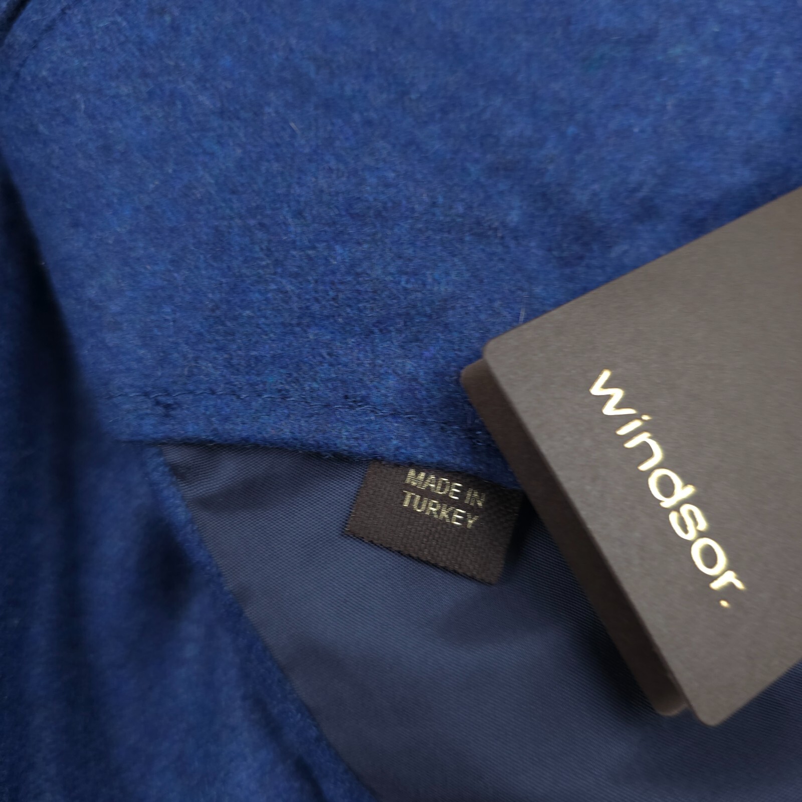 Pre-owned Windsor $1395  Giro J52 Unlined Blue Cashmere Blazer Jacket Mens 42 (eur 52)