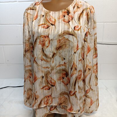 Anne Klein Double Layer Blouse Women's  XS