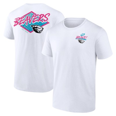 Men's White Oregon State Beavers Surf Break T-Shirt