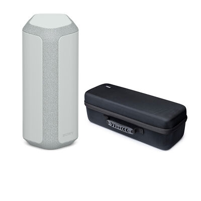 Sony SRS XE300 X Series Wireless Portable Bluetooth Speaker Gray with Case
