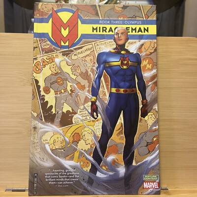 MIRACLEMAN BOOK THREE: OLYMPUS - RARE 1ST EDITION HARDCOVER (2015)  MARVEL OOP
