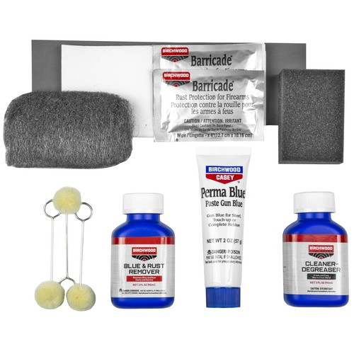 Birchwood Casey Perma Blue Paste Kit Gun Touch-Up Rebluing Solution Clam Pack