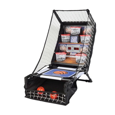 Franklin Sports Basketball Arcade Game - Table Top Bounce A Bucket Shootout-