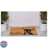 Calloway Mills 109451729 Black Tan Chihuahua Doormat 17