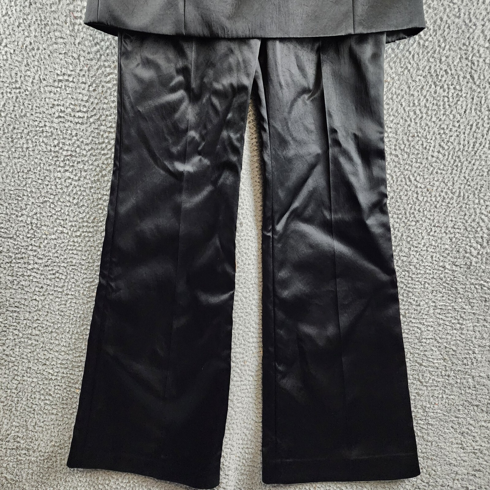 A.W.A.K.E. MODE Layered Skirt Pants Womens 36 Black Welt Pocket Back Zip Closure - Picture 6 of 18
