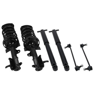 Set 6 Front Rear Struts Spring Shocks Sway bar For 2011 2012 Honda Odyssey 3.5L