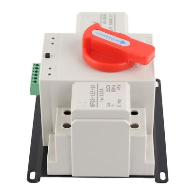 AC230V 125A Auto Transfer Switch ATS 2P Generator Transfer Changeover Switch