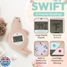 Baby Bath Thermometer | Baby Bath Toys | Adorable Seal Design | Safe Baby Thermometer for Infants | Newborn Essentials | ℉/℃ | Beige