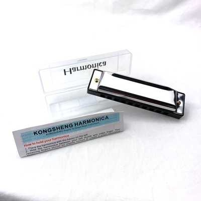 Kongsheng Amazing 20 High Quality 10 Hole Diatonic Harmonica - Multiple Keys