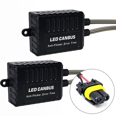 2X C20 9005 LED Canbus Decoder DRL High Beam Error Warning Canceller Resistor