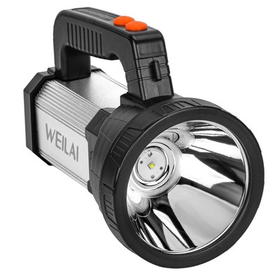 Superbright Handheld LED Spotlight Flashlight Powerful Searchlight USB Rechar...