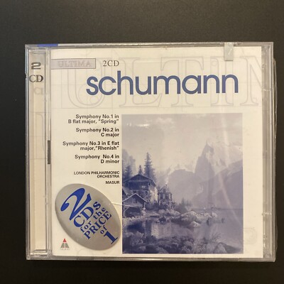 EE ROBERT SCHUMANN - Schumann: Symphonies 1-4 - 2 CD - BRAND NEW SEALED