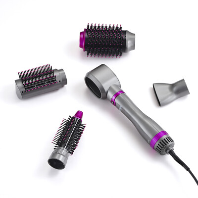 Hair Dryer Brush 5-in-1 Hot Hair Styler Upgraded Negative Ion for Curling