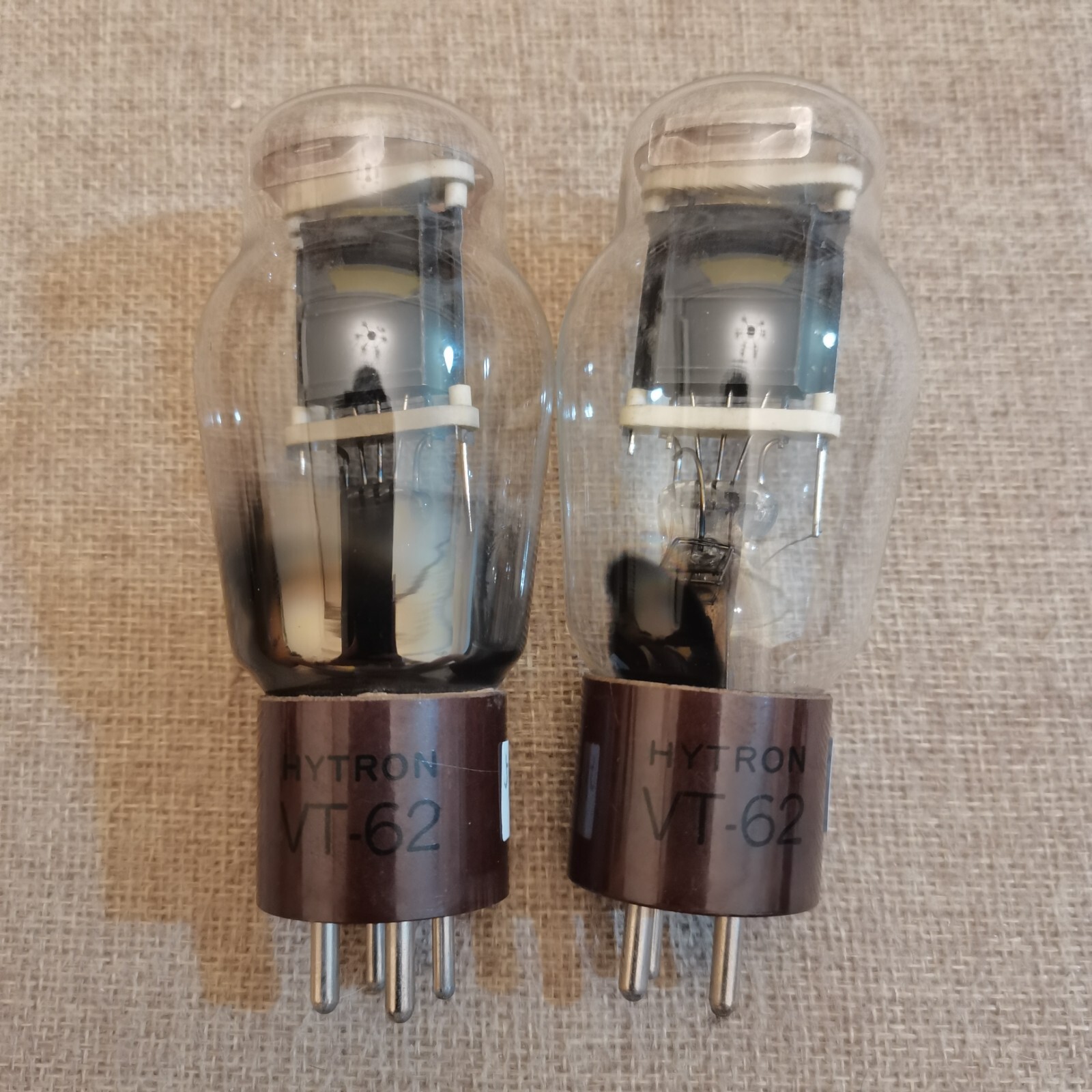 VT62/801/801A HYTRON 真空管 ペア HYTRON VT－62真空管（真空管 HYTRON 801A（VT62⁄801