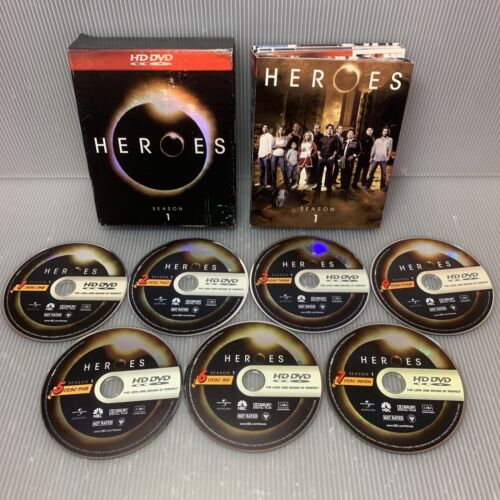 Heroes - The Complete Season 1 (HD DVD, 2007, 7-Disc Box Set) **HD DVD** Heroes - The Complete Season 1 (HD DVD, 2007, 7-Disc Box Set) **HD DVD**