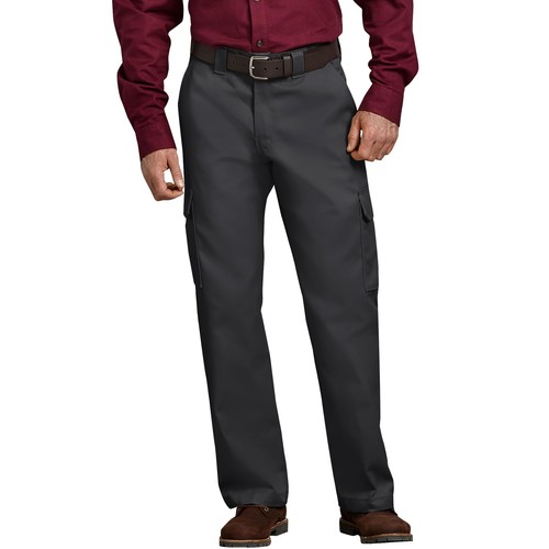 Dickies - Мужские рабочие брюки-карго прямого кроя свободного кроя, черные, 44 ВТ x 32 Л
