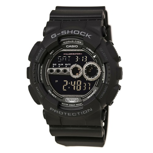 時計 CASIO G-SHOCK GD-100-1BJF / 3263JA GD100-1B | Black Digital Watch - G-SHOCK | CASIO
