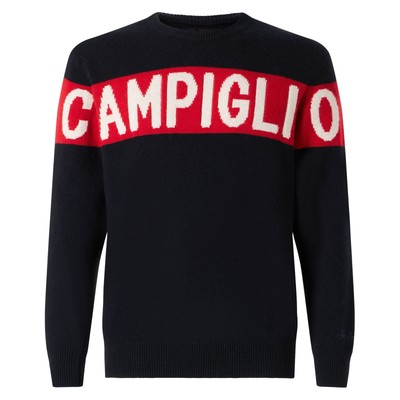 Pre-owned Mc2 Saint Barth Campiglio Blended Cashmere Man's Sweater In Blue