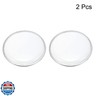 MECCANIXITY 6 Inch Drum Head Drum Skin Sound Controlled PET Material, Transparent, Pack of 2