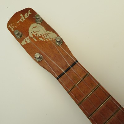 1930's Little Pal Soprano Ukulele with Case - Vintage Rodeo Western Style