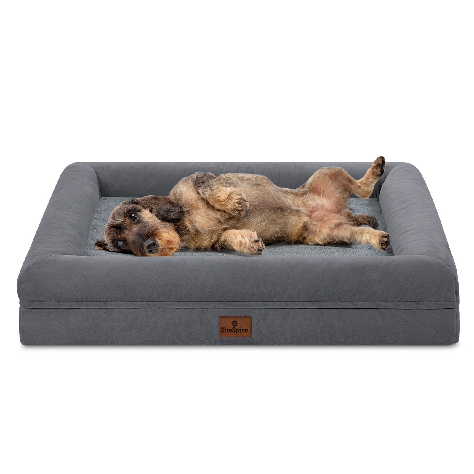 Memory Foam 4-side Bolster Pet Sofa