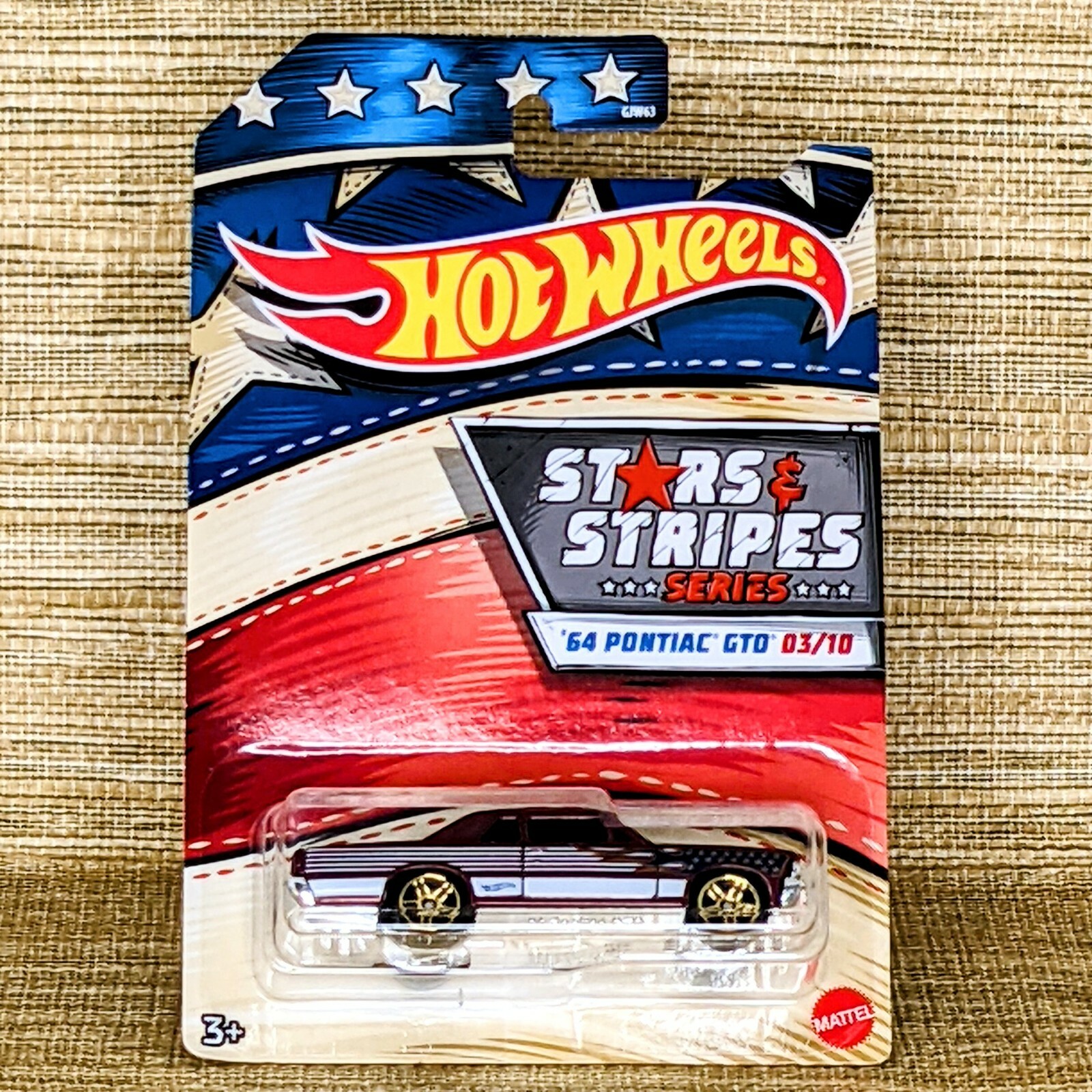 ホットウィール スター&ストライプス　10種 Hot Wheels Stars & Stripes Series, 64 Pontiac GTO # 03/10 | eBay
