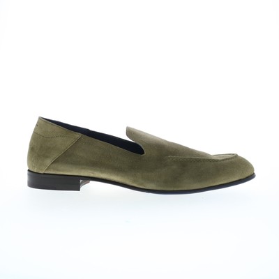 Мужские зеленые мокасины и слипоны Di Bianco Positano Suede Ss23, повседневная обувь 10.5