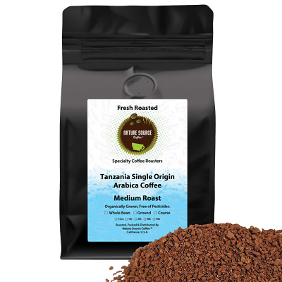 Tanzania Single Origin Coffee | Organic | Medium Roast | Fresh Roasted