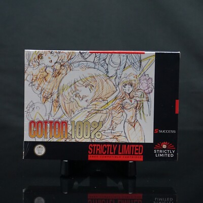 Nintendo SNES - Cotton 100% (PAL) [Brand New, Sealed] -- Strictly Limted Games