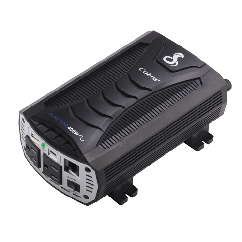 Cobra CPI400PSW FR 400W Pure Sine Waver Power Inverter Certified Refurbished