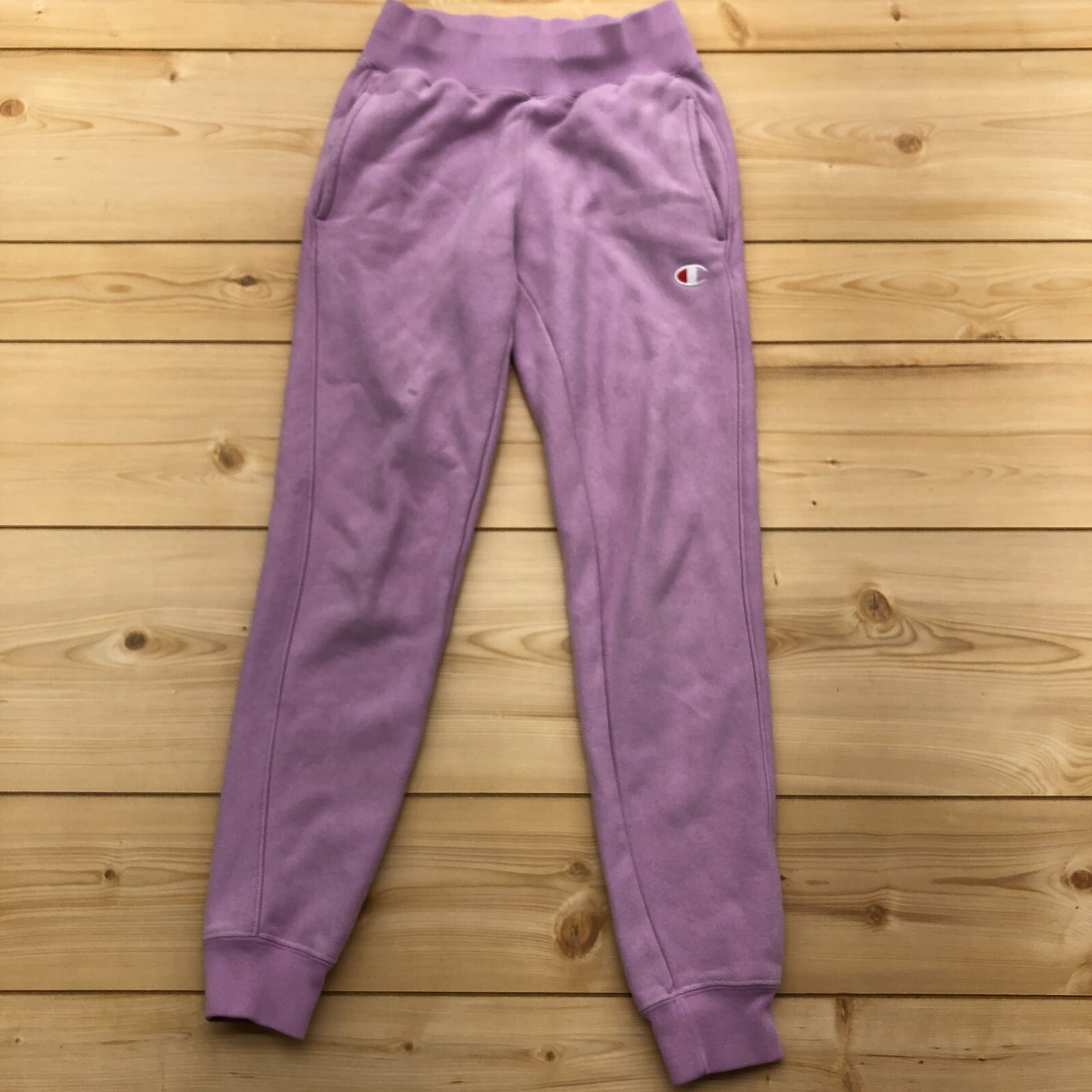 Champion Purple Reverse Weave Heavyweight Flat Front Sweat P