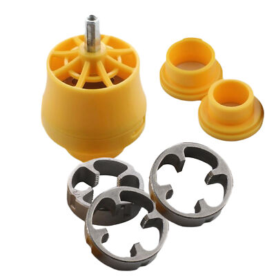  Pipe Thread Round Die Set PVC Thread Maker Tool Pipe Threader Plumbing Tool
