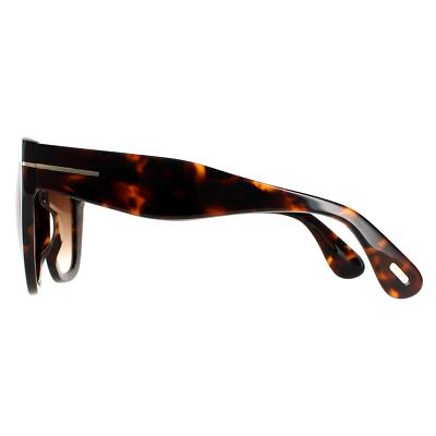 Pre-owned Tom Ford Sunglasses Ft0940 Cara 55f Dark Havana Brown Gradient